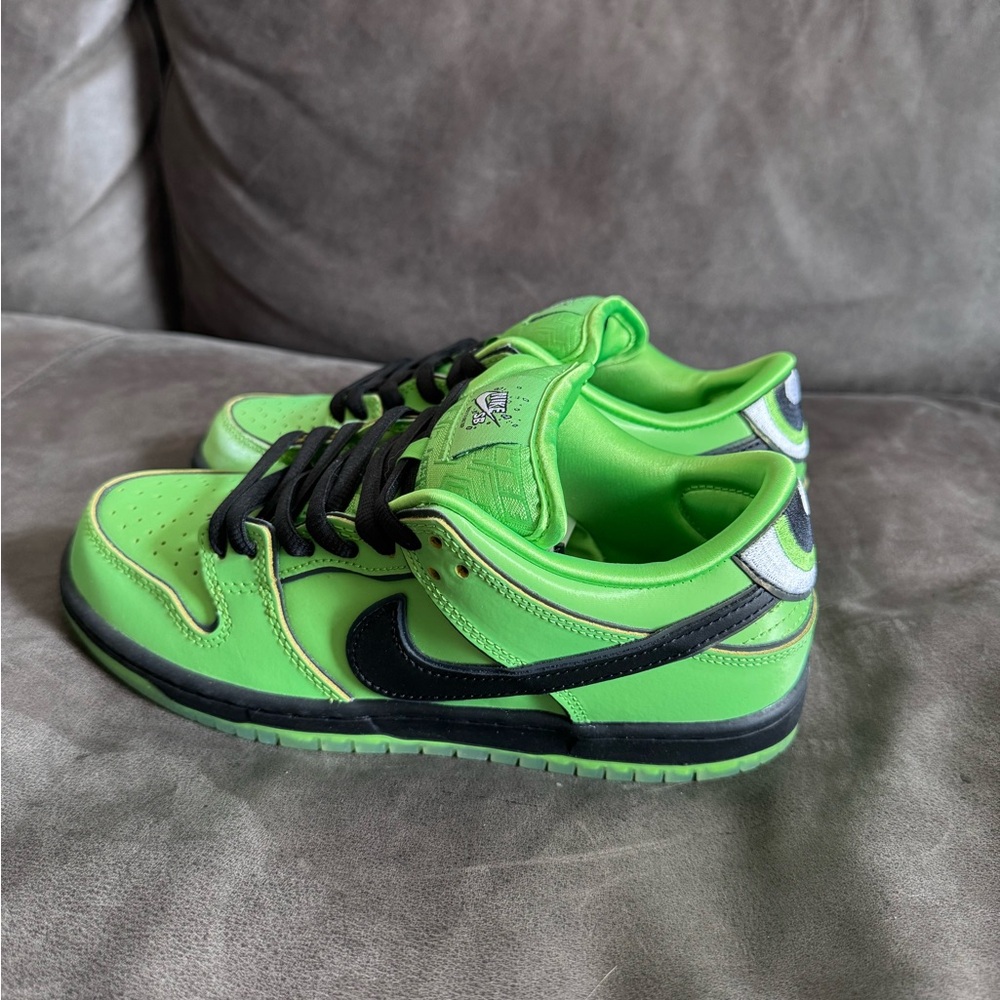 Nike Dunk Low Neon Green with Black Accents